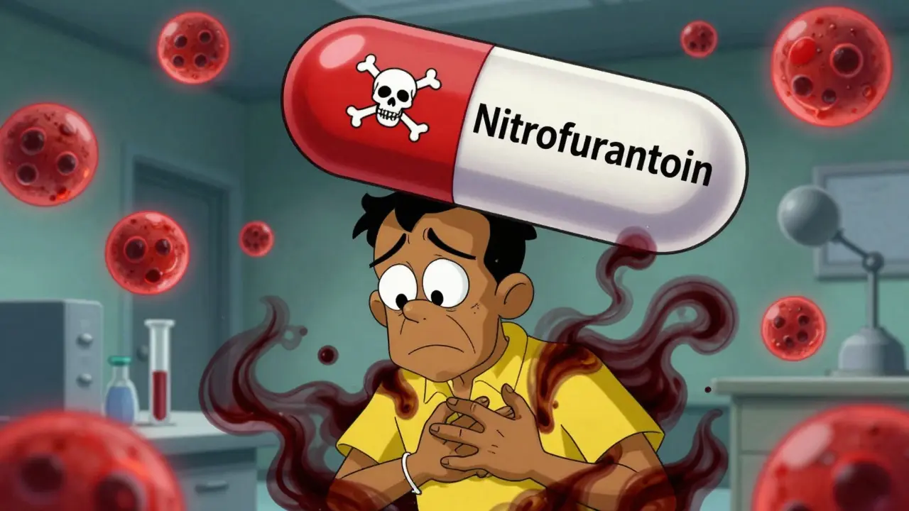 Nitrofurantoin and Hemolytic Anemia: What You Need to Know About G6PD Deficiency Risk