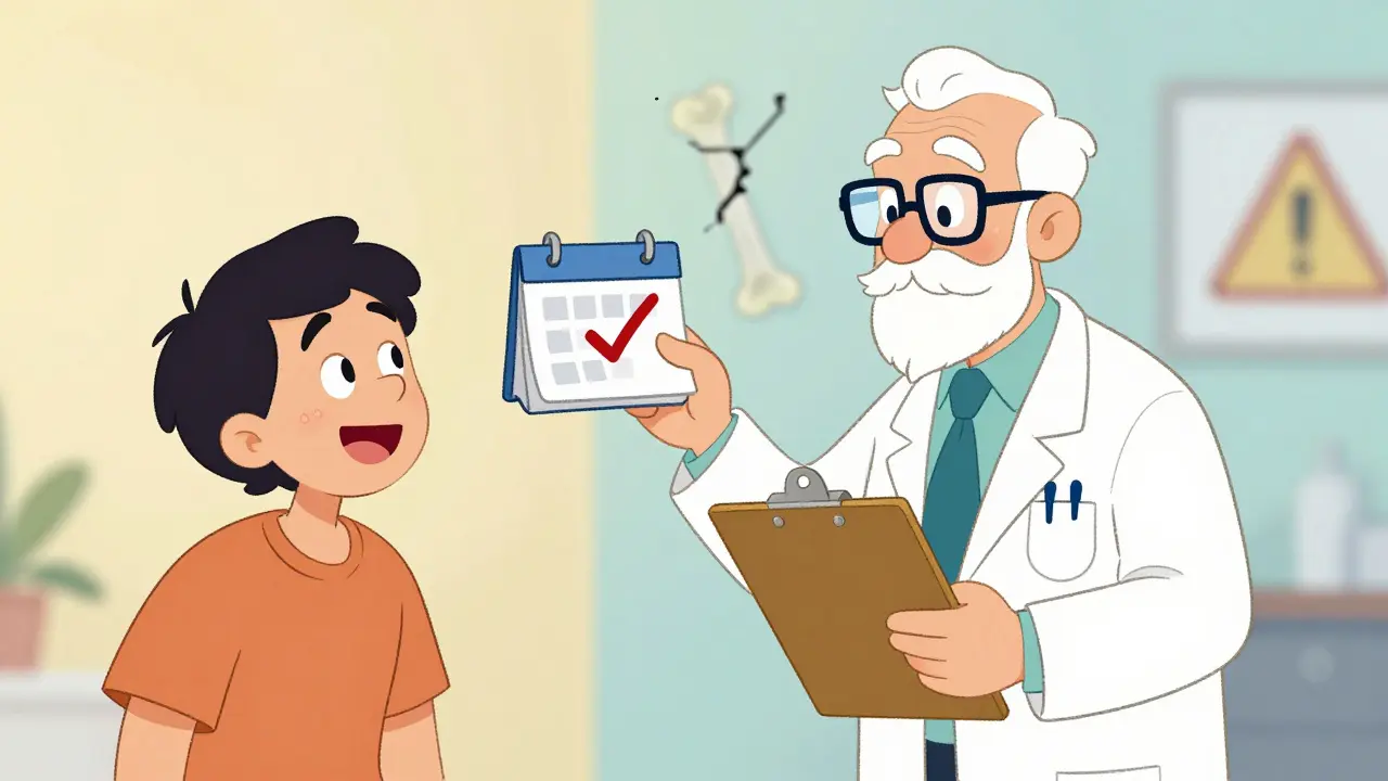 Doctor advising patient on proper medication usage and safety